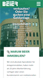 Mobile Screenshot of beier-immobilien.com